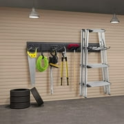 Heavy Duty Garden Tool Holder Organizer w/7 Steel Hooks Garage Tool Storage Rack