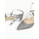 thumbnail image 4 of Women'S High Heels, New Single Shoes With Fine Heels, Pointed Toe Silver Wedding Shoes, Double Wearing Halftoe Sandals, Cross Strap Hollow Out Slipper, 4 of 5