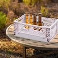 thumbnail image 3 of WRKEKC Clearance Foldable Mesh Storage Basket - Stackable Kitchen/Refrigerator Organizer with Industrial Style, Multipurpose Desktop Tote, 3 of 6