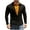 Black, variant on Lopecy-Sta Men's Long Sleeve Tops Casual Textured Casual Collared V Neck Sweater Ribbed Lightweight Knitted Long Sleeve Polos for Men