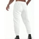 thumbnail image 3 of Pantalones largos de pana para hombre, informales, de moda, de color liso, con bolsillos, cordón y cintura elástica., 3 of 8