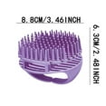thumbnail image 3 of Tkrady Silicone Body Hair Scalp Massage Shampoo Brush Hair Washing Comb Shower Brush Bath SPA Massage Brush Scalp Scrubber Exfoliating Hair Brush For Women Men, 3 of 5