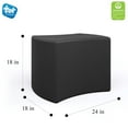 thumbnail image 3 of Tot Mate Versa 18" Bowtie Soft Seating, Flexible Classroom Furniture Modular Stools, Carbon, 3 of 8