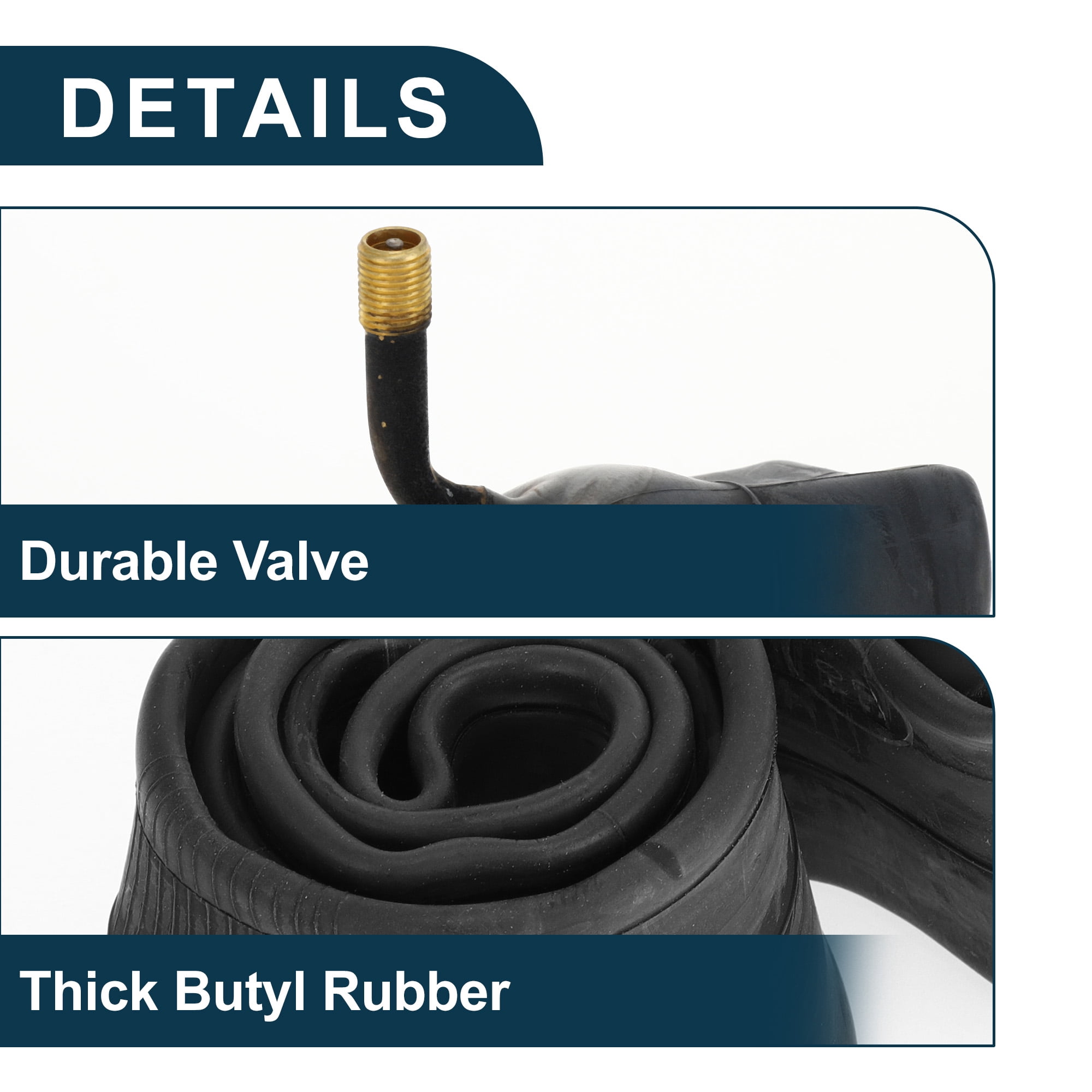 Unique Bargains Bike MTB Cycling Inner Tire 12x2.125 America Type Valve Bicycle Inner Tube