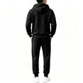 thumbnail image 7 of Gvtxlev Boys Tracksuits 2026 Long Sleeve Fleece Hoodies with Kangaroo Pocket Casual 2 Piece Jogger Set Solid Color Sizes 2-14 Years, 7 of 7