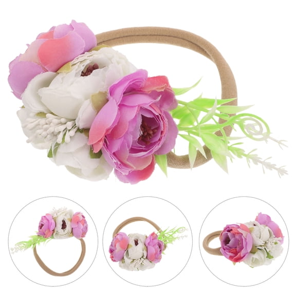 AURARMLET Lovely Baby Headbands for Decor HandCrafted Comfortable Elastic Hairbands Size 012 Months