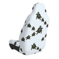 thumbnail image 2 of Wukai Sea Turtle Full Set Car Seat Covers with Soft Padding Universal Auto Front Seats Protector and Cushion Mat, 2 of 5