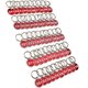 thumbnail image 1 of Llavero con números del 1 al 50, etiquetas con números, llaveros para taquilla, gimnasio, llaveros con números grabados con llaveros, etiqueta con números de aluminio para llavero, 1 of 2