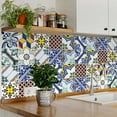 thumbnail image 3 of Mi Alma Vinyl Backsplash Decor - Multicolor Vintage Peel & Stick Tiles 6x6, 3 of 11