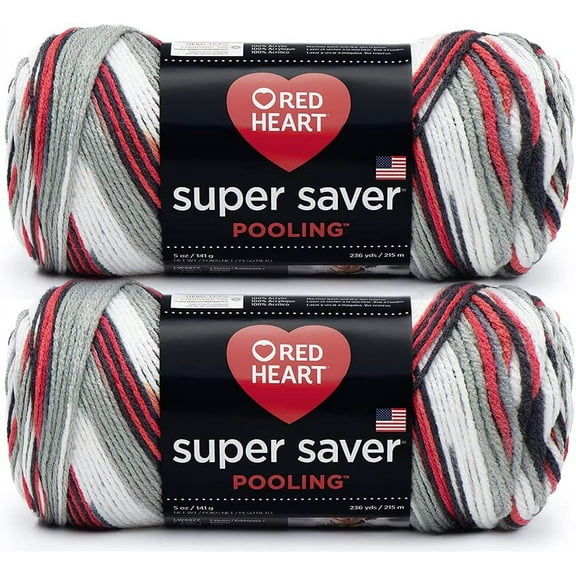 Red Heart Super Saver Pooling (2-Pack) Haute 5 Oz Ea Skein