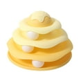 thumbnail image 4 of BELOVING Jouet pour Chat Rouleau Piste Balle pour Chats d'Intérieur Casse-Tête Jouet Interactif Jaune, 4 of 10