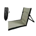 thumbnail image 1 of Silla de piso Strade Fareast Limited con respaldo Silla de camping con bolsa de transporte Caqui 39cmx40cmx38cm, 1 of 8