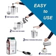 thumbnail image 4 of Stainless Steel French Press Coffee Maker 34 Oz 1L, 4 of 6