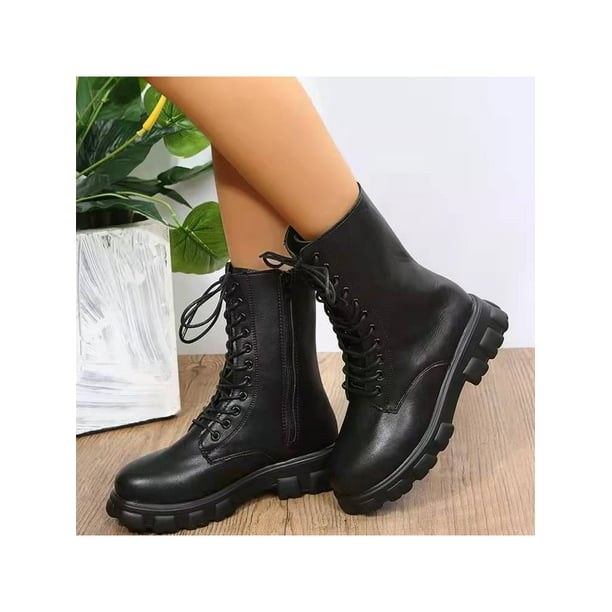Fashion Woman Army Boots Woobling Women Waterproof Combat