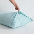 thumbnail image 3 of Ntbay Cotton Ultra Soft Body Pillowcase with Envelope Closure, Breathable and Smooth Body Pillow Cover, 20"x54", Aqua, 3 of 5