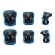 thumbnail image 4 of Almohadillas para las manos, coderas y rodilleras para ciclismo al aire libre, equipo de protección práctico. Azul, 4 of 9