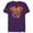 Purple, variant on Disney Minnie Mouse Halloween Ghosts Pumpkins Spiders - Short Sleeve Blended T-Shirt for Adults - Customized-Dark Heather
