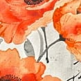 thumbnail image 6 of WYYP Orange Flowers Round Tablecloth Waterproof Resistant Fabric 100% Polyester Fiber Mother's Day Washable for Home Kitchen Outdoor Decoration White, 6 of 8