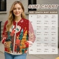 thumbnail image 7 of DISNIMO Christmas Tree Printed Jackets for Women Elk Printed Sweatshirts Long Sleeve Outerwear Jacket V Neck Sweatshirts for Fall Winter, 4XL, 7 of 7