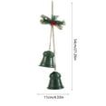 thumbnail image 3 of JMKQLZ Classic Iron Christmas Bell Ornaments - Traditional Holiday Decor with Elegant Design for Tree, Door and Wall Decoration, 3 of 6