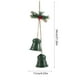 thumbnail image 2 of Bells Christmas Tree Ornaments Creative Pendants Atmospheres Decor, Metal Iron Style, Holiday Home Office Bedroom, Festive Season Décor, Elegant Gift, for Living Room, 2 of 7