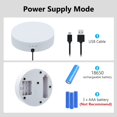 thumbnail image 2 of Expositor giratorio Mcbazel, 360 grados, 5.4 pulgadas, blanco, 3 kg, 2 of 9