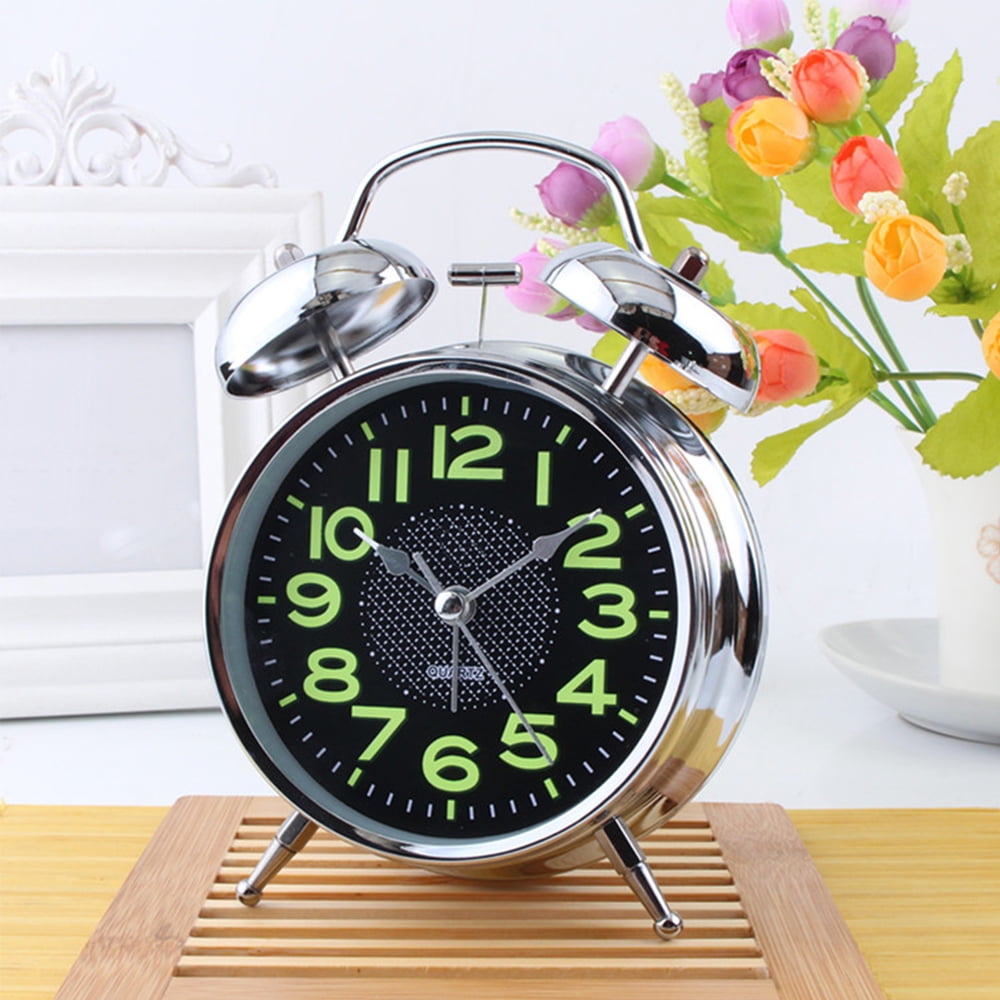 Analog Alarm Clock Vintage Retro Classic Bedroom Bedside ...