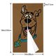 thumbnail image 3 of Cortina de puerta Scooby Doo, partición de privacidad, cortina opaca para puerta, adecuada para dormitorio, baño, restaurante, divisores de ambientes, decoración del hogar, 34 x 56 pulgadas, 3 of 7