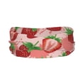 thumbnail image 2 of Yiaed Cute Strawberry Print Sports Headbands,Moisture Wicking Workout Headband, Sweatband Headbands for Running,Cycling for Women and Men, 2 of 8