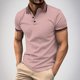 thumbnail image 2 of Camisas de Manga Larga para Hombres Pullover Impresión Botón Turndown Collar Blusa, Tela Suave Transpirable para Invierno Casual, 2 of 9
