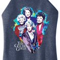 thumbnail image 3 of Golden Girls - Paint Splatter Group - Juniors High Neck Tank Top, 3 of 5