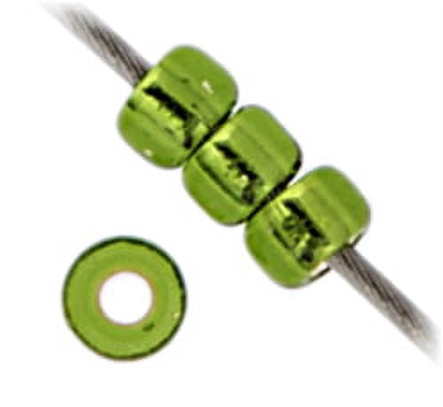 Miyuki Glass Seed Beads 11/0 (250g) DB0026 Silverlined Olive Bead for DIY