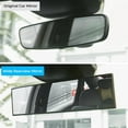 thumbnail image 2 of Rear View Mirror, 11.8Inch Universal Interior Clip On Panoramic Rearview Mirror to Reduce Blind Spot Effectively,Anti Glare,Clear Tint,Wide Angle Mirror,For Cars,SUV,Trucks., 2 of 5