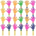 thumbnail image 3 of 24 piezas de aplaudidores de plástico para eventos deportivos, juguetes para hacer ruido, recuerdos de fiesta para cumpleaños (color aleatorio), 3 of 7