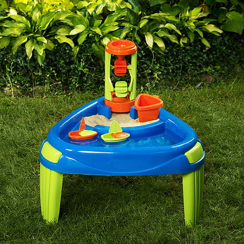 sand and water wheel play table