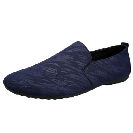 

SEMIMAY England Men s Fashion Shoes Summer Casual Retro Shoes Shoes Lazy Casual Men s casual shoes Blue