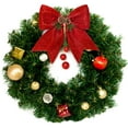 thumbnail image 4 of Waline 4pcs Christmas Red Wreaths Bows - 9.8 x 11.8in Glitter Sequin Bows Ties for Xmas Decoration, 4 of 7