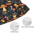 thumbnail image 3 of KLL Colorful Plants Mushroom Pillow Covers Envelope Closure,Super Soft and Cozy Fuzzy Fleece Pillow Case Cover 20"x30", 3 of 5