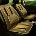thumbnail image 3 of Anvazise Universal Massage Wood Beads Car Seat Cover Summer Cooling Mesh Cushion Mat Style A One Size, 3 of 13
