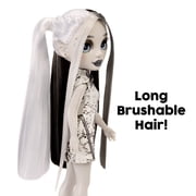 Rainbow High Shadow High Heather Grayson- Grayscale 11” Fashion Doll, Black and White Hair, Outfit, Stylish Handbag, Kids Gift 4-10 Years
