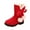 Red, variant on LEEy-world Toddler Shoes Bowkont Boots Cotton Fashion Shoes Boots Snow Kids Princess Baby Girls Baby Shoes Boys Shoes Size 12 Little Kid (Black, 3.5 Big Kids)