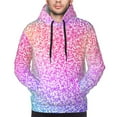 thumbnail image 4 of Bingfone Colorful Glitters Men'S Drawstring Hoodie Long Sleeve Pocket Sweatshirts-4x-Large, 4 of 9