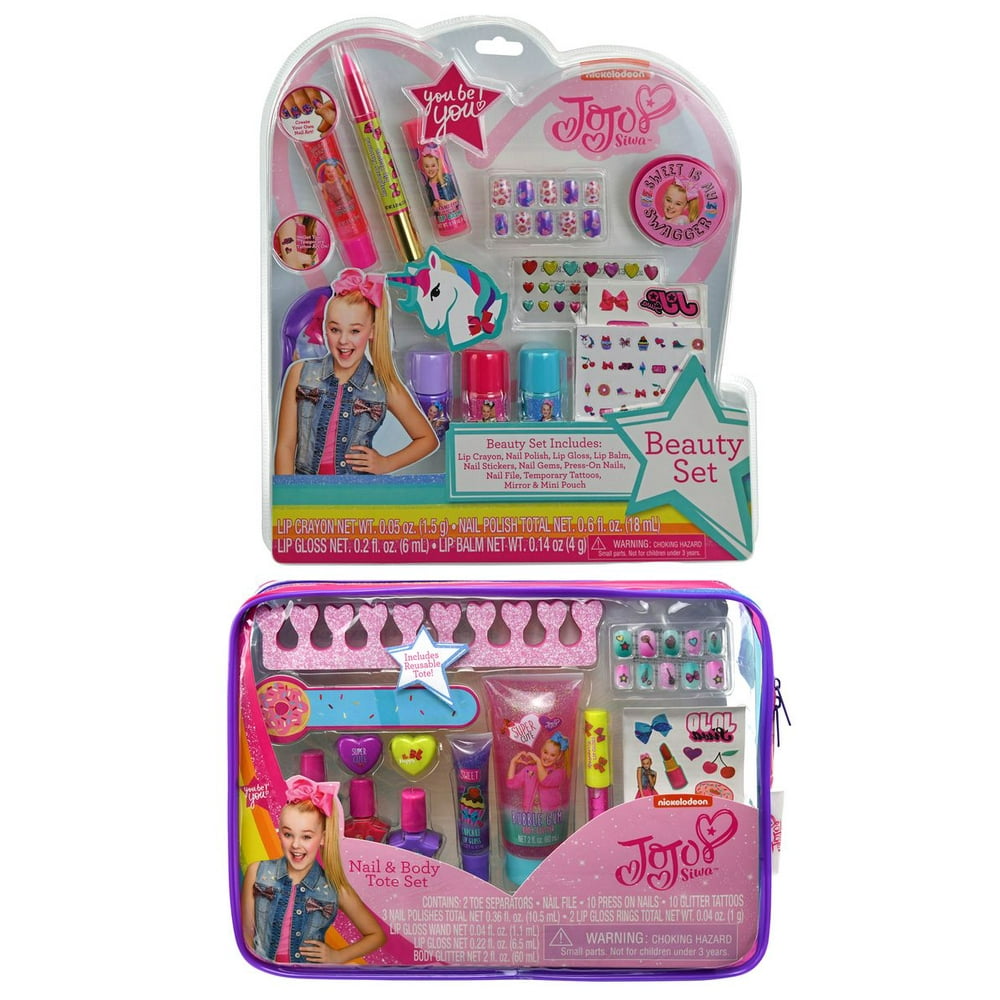 Mozlly Value Pack - JoJo Siwa Beauty Kit Set AND Nail and Body Tote Bag ...