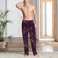 thumbnail image 6 of Disketp Snowflakes and Hearts Men's Pajama Pants - Ultra Soft Fleece Sleep and Lounge Pants (Size: S-XXL), 6 of 6