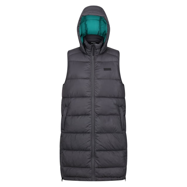 Regatta - Chaleco Ganella para Mujer (Gris Seal, Verde Tranquilo)