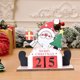 thumbnail image 4 of onlyliua Ofertas Adornos Navideños Calendario de Madera Adornos Regalos Navideños Muñeco de Nieve Mini Escritorio Mesa de Escritorio, 4 of 6