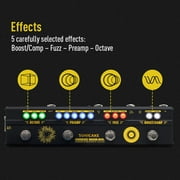 SONICAKE Bass Multi Effects Pedal Preamp Compressor Boost Fuzz Octave Pedal Boom Ave with FX Loop