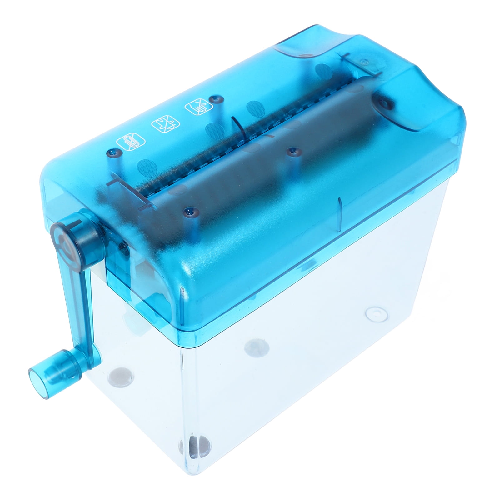 FOMIYES Portable Manual Paper Shredder for Home and Office Use, Compact Desktop Document Shredder Accessory