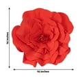 thumbnail image 3 of Efavormart 4 Pack 16” 3D Craft Rose Red Real Feel Foam Rose for DIY Wedding Bouquets Arrangements Party Home Decorations, 3 of 11