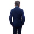 thumbnail image 4 of Elie Balleh  Milano Italy Boys' Navy Pattern Jacket/ Blazer, 4 of 5
